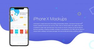 iPhone X Mockups Template for PowerPoint & Keynote