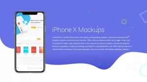 iPhone X Mockups Template for PowerPoint &#038; Keynote