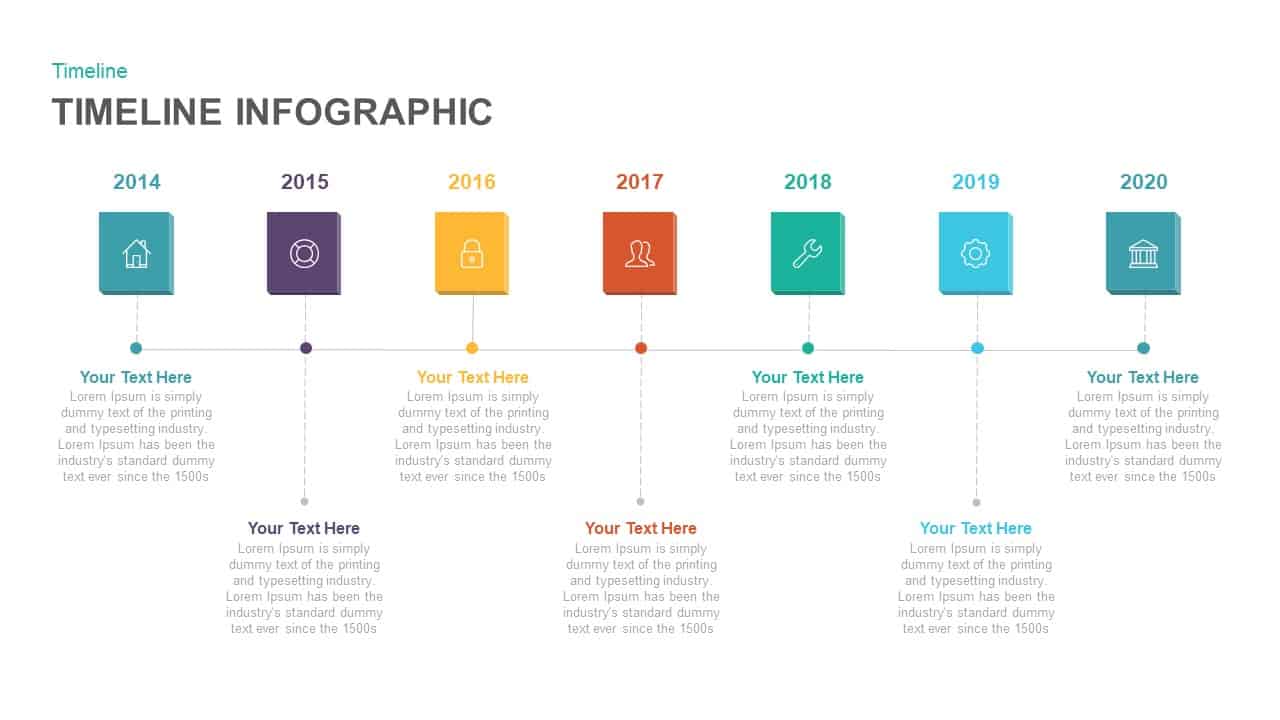 Timeline Infographic Template for PowerPoint and Keynote