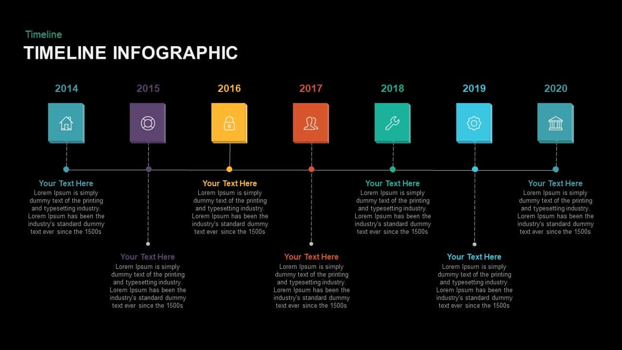 Timeline Infographic PowerPoint template