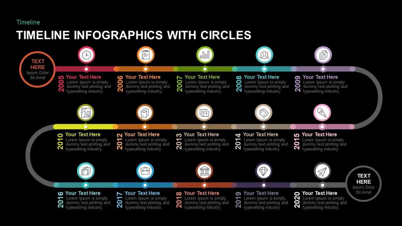 infographic template timeline