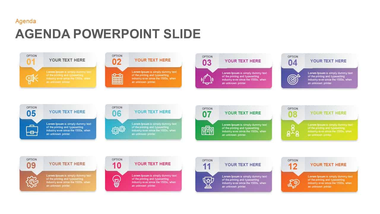 Agenda Powerpoint Template Slidebazaar