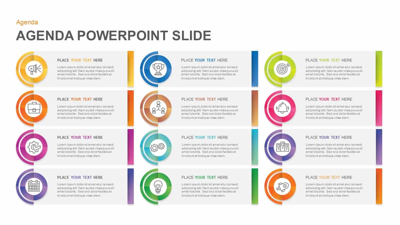 Agenda PowerPoint Template Slidebazaar