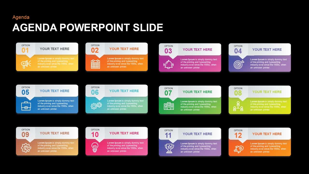 Agenda Powerpoint Template Slidebazaar