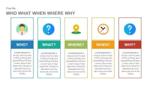 Five Ws PowerPoint template