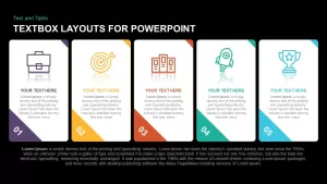 Textbox layouts for PowerPoint Template