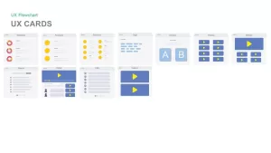 UX cards powerpoint template