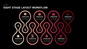 Eight Stage Layout Workflow PowerPoint Templates &amp; Keynote Presentation