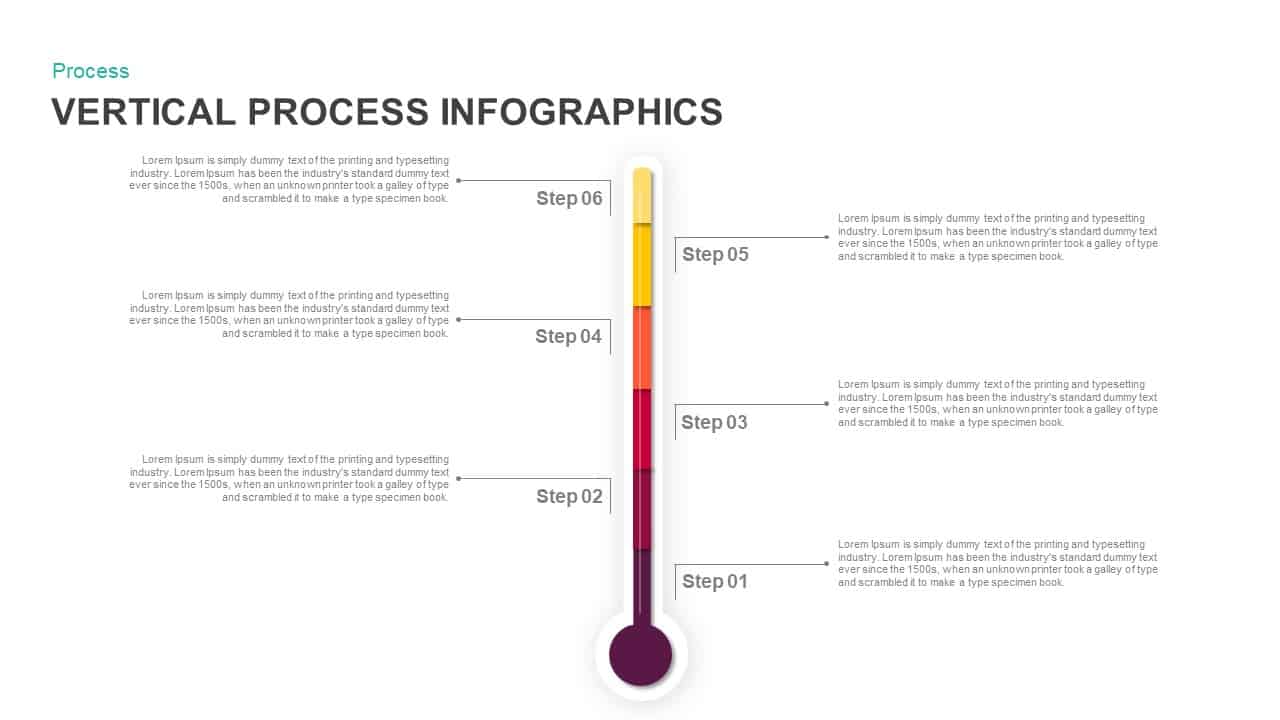 Vertical Process Infographics PowerPoint Templates and Keynote Slides