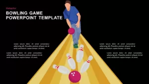 Game Bowling PowerPoint Template and Keynote