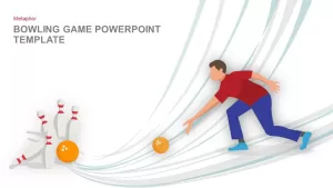 Game Bowling PowerPoint Template and Keynote