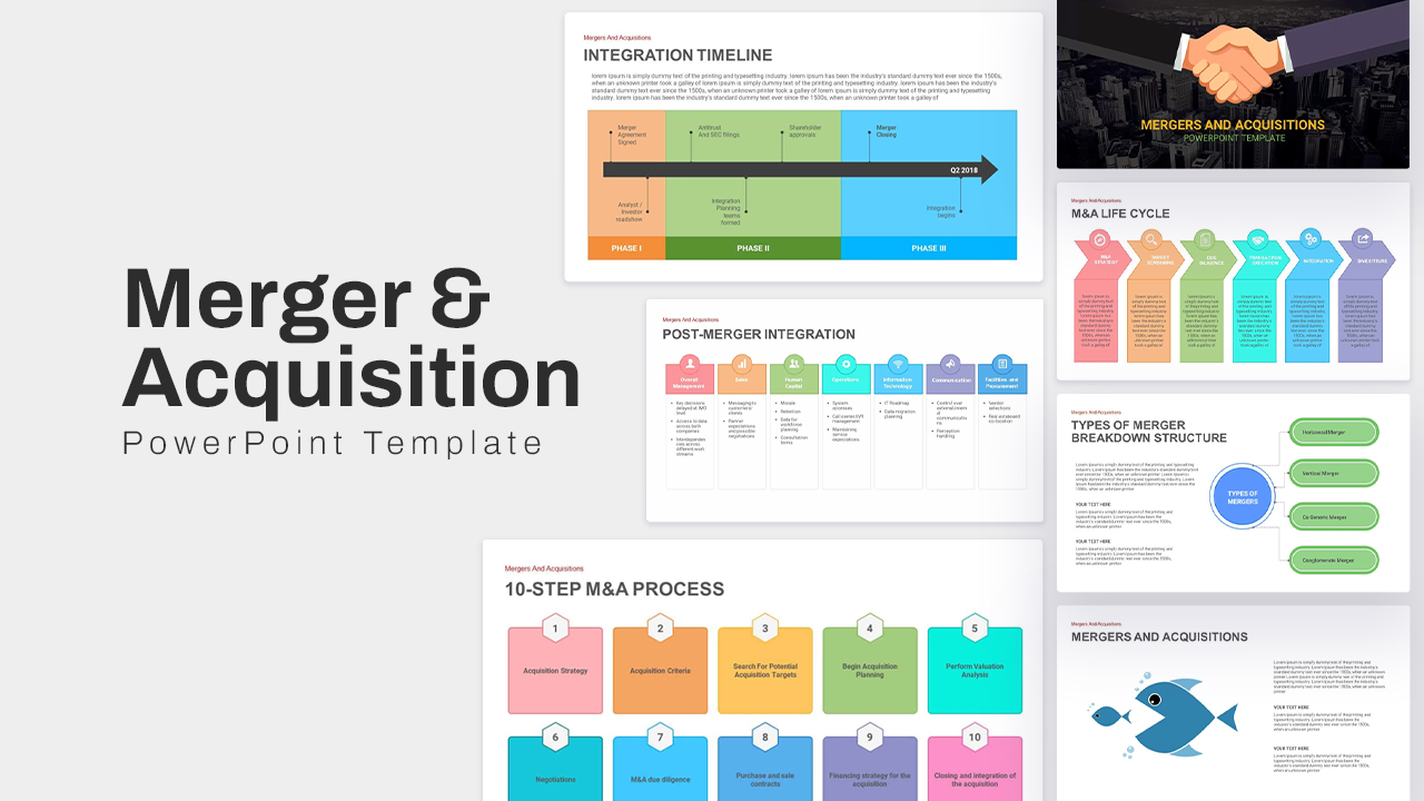 Merger and Acquisition PowerPoint Template and Keynote