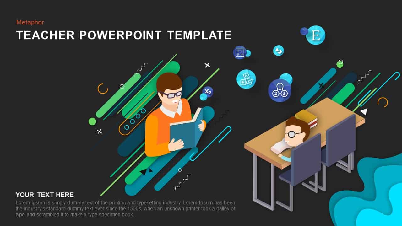 school teacher presentation template