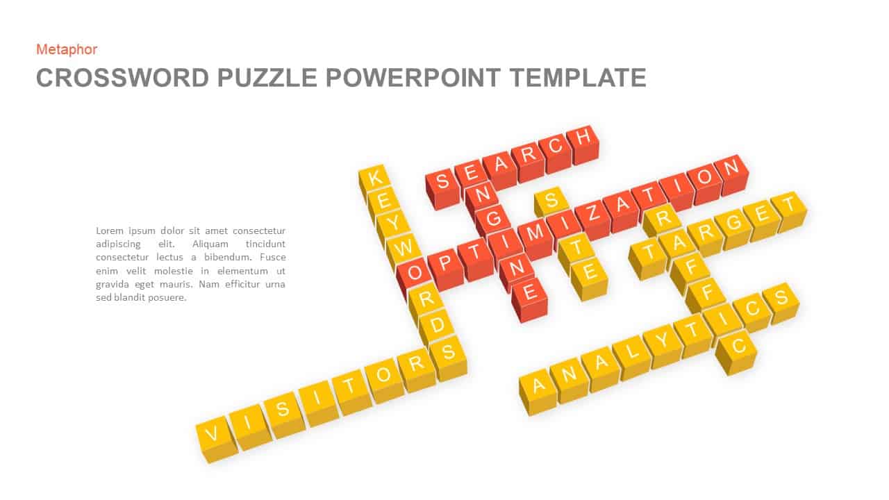 crossword puzzle powerpoint template