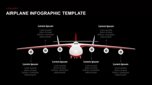 Airplane Infographic Template for PowerPoint And Keynote