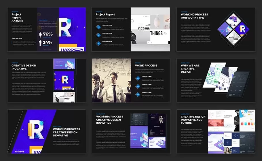 INSPIRE - Pitch Deck Multipurpose PowerPoint Template