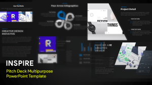 INSPIRE – Multipurpose Pitch Deck PowerPoint Template