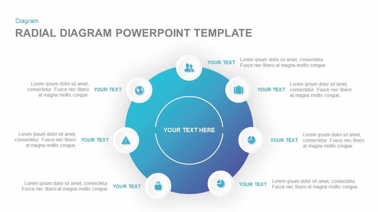 Radial Diagram PowerPoint Template