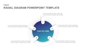 Radial Diagram PowerPoint Template and Keynote Slide