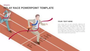 Relay Race PowerPoint Template and Keynote