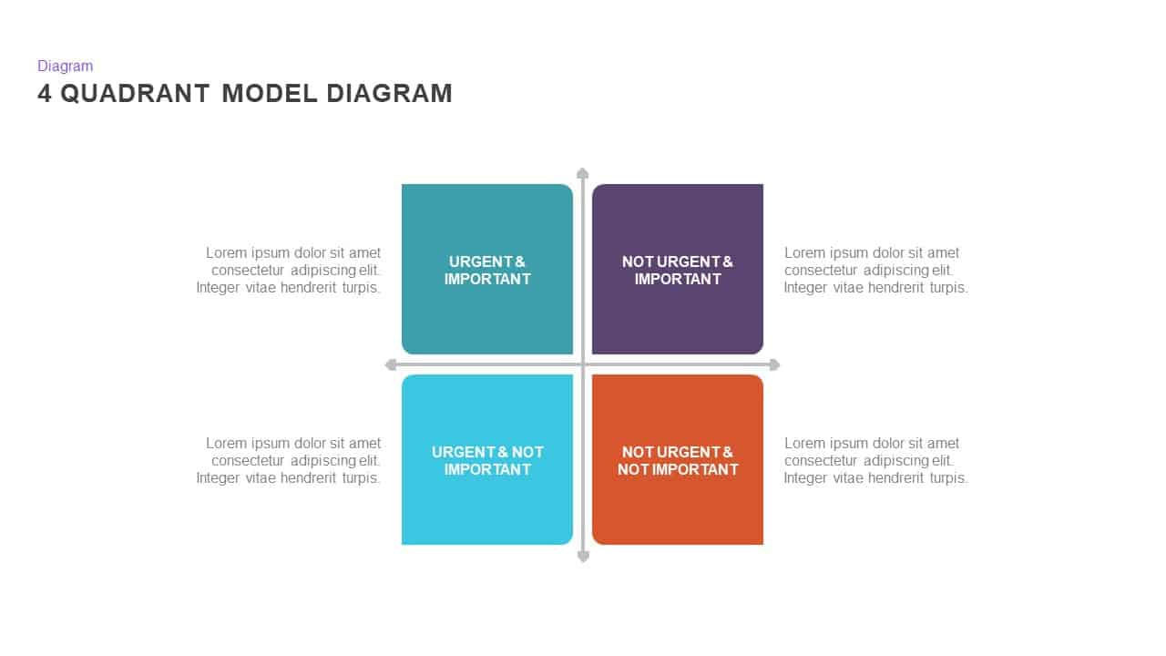 4 Square Diagram PowerPoint Template and Keynote Slide - Slidebazaar