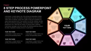 8 Step Process PowerPoint Diagram