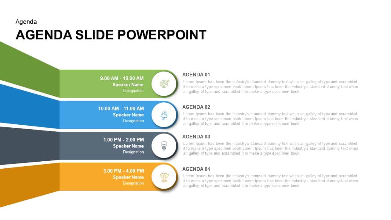 Agenda Slide PowerPoint Template and Keynote Slidebazaar