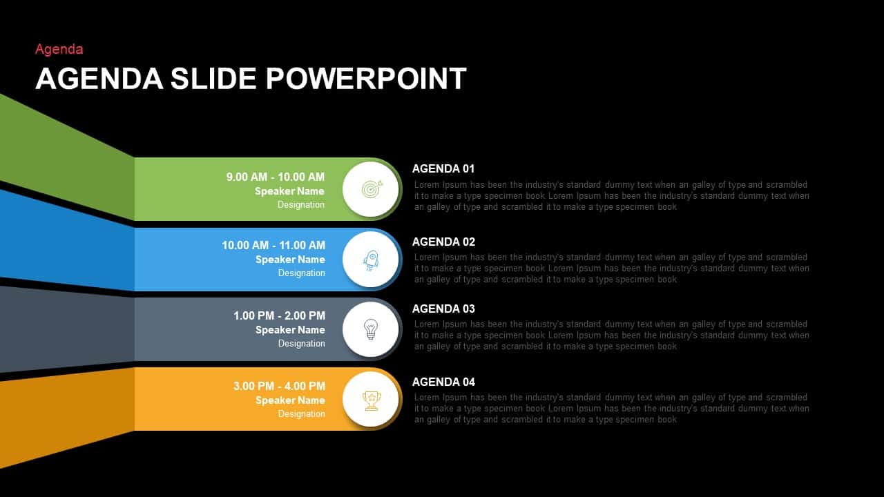 agenda powerpoint template