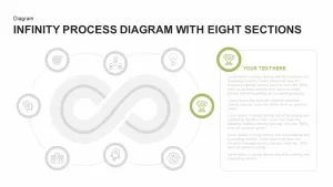 Infinity Process Diagram PowerPoint Template with Eight Sections