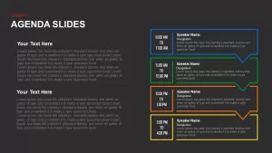 Business agenda powerpoint template and keynote slide
