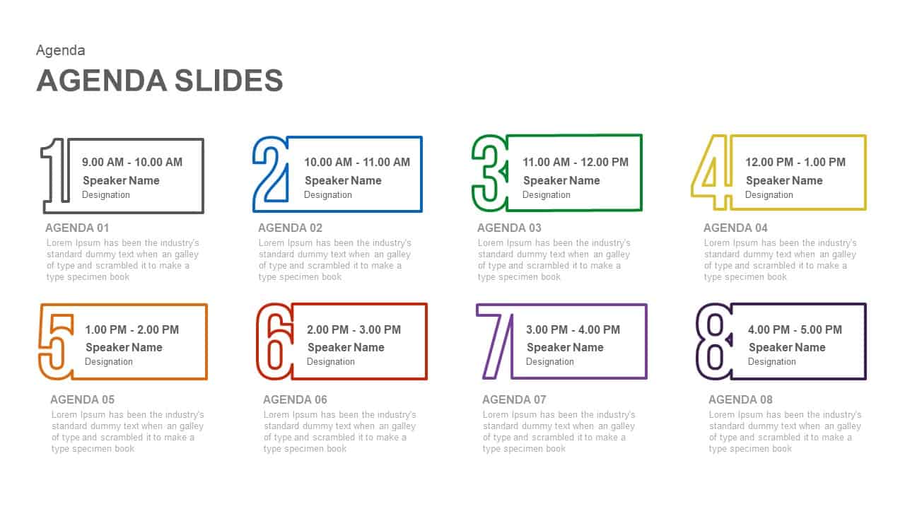 powerpoint template schedule