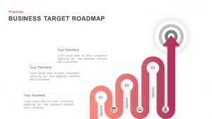 Target Business Roadmap Template for PowerPoint and Keynote Slide