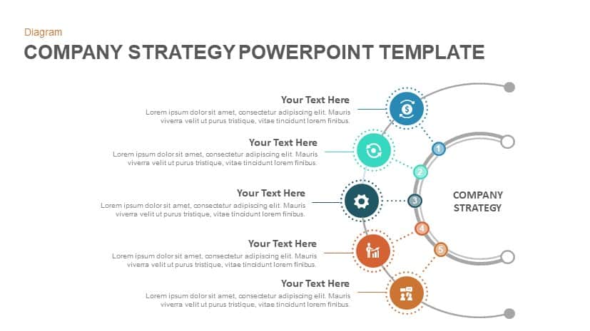 Company strategy powerpoint template and keynote