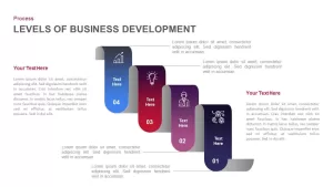 Levels of business development powerpoint template and keynote slide