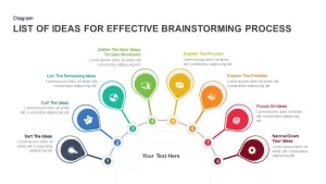 Techniques for Effective Brainstorming Process PowerPoint template and Keynote slide