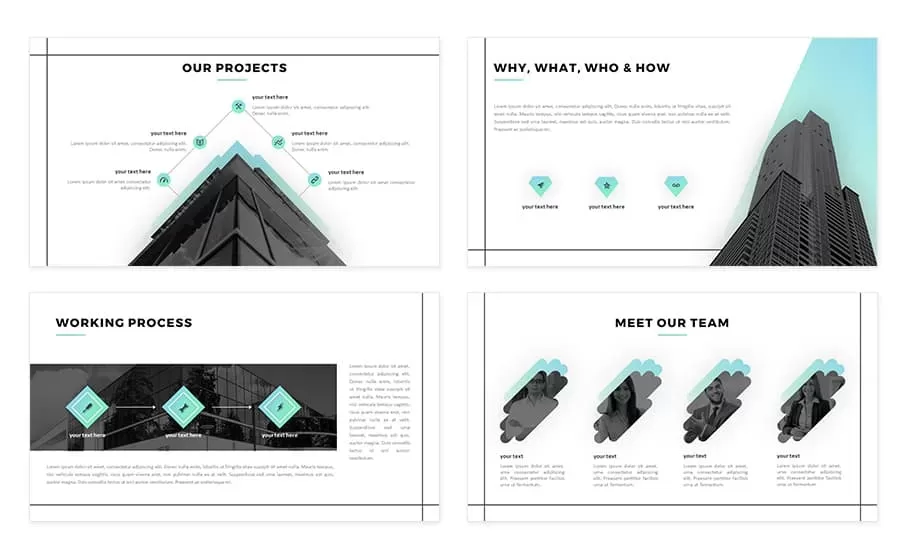 Construction PowerPoint template