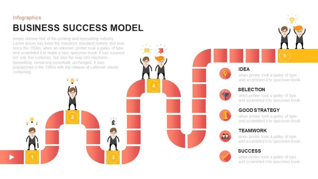 Business Success PowerPoint Template and Keynote