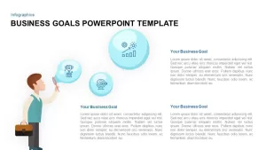 Business goals PowerPoint template and Keynote
