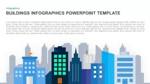 Infographics Building PowerPoint Template and Keynote Slide