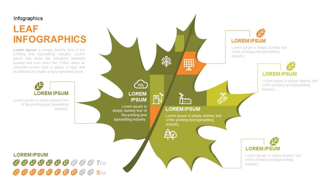 Leaf PowerPoint Template and Keynote