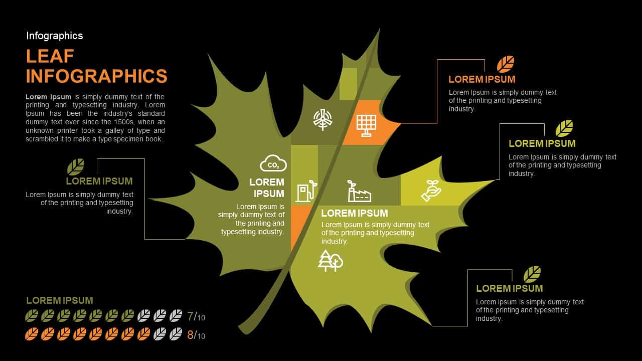 Leaf Template for PowerPoint and Keynote