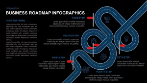 business roadmap template for PowerPoint and keynote