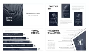 Supply chain management powerpoint template