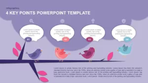 4 Key Points PowerPoint Template