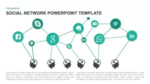Social Network Template for PowerPoint and Keynote