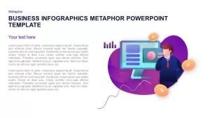 Business Infographics Metaphor PowerPoint Template and Keynote Slide