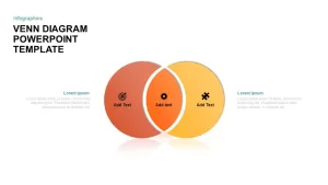 2 circle venn diagram powerpoint template