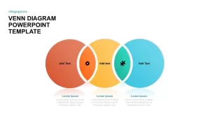 3 circle venn diagram powerpoint template