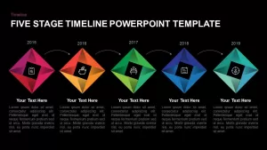 5 Step Timeline Template for PowerPoint and Keynote