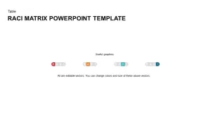 RACI matrix template for PowerPoint and Keynote